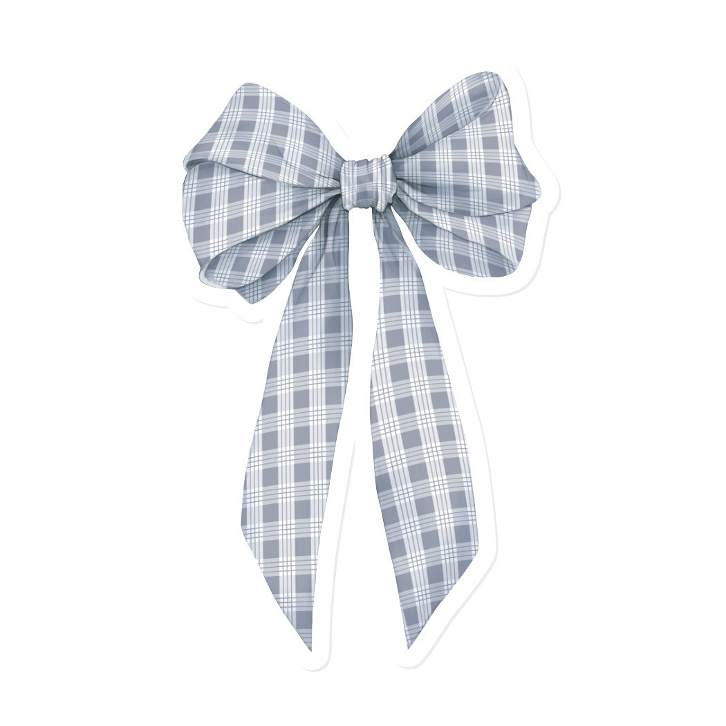 Palaka Bow- Gray | Vinyl Stickers