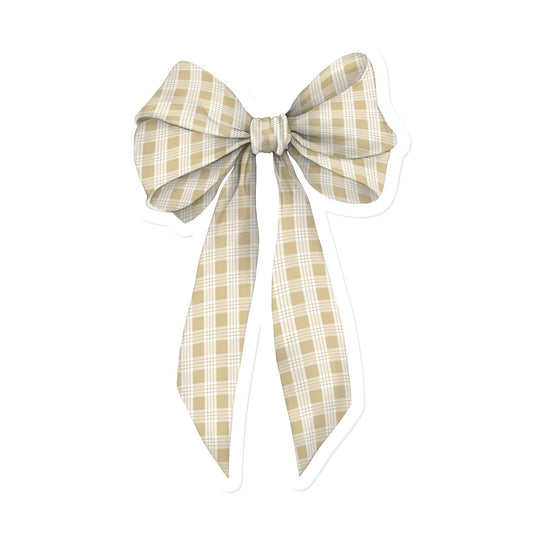 Palaka Bow- Khaki | Vinyl Stickers