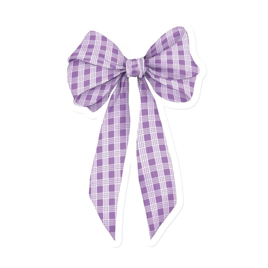 Palaka Bow- Lavender | Vinyl Stickers