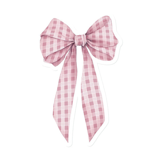 Palaka Bow- Pink | Vinyl Stickers