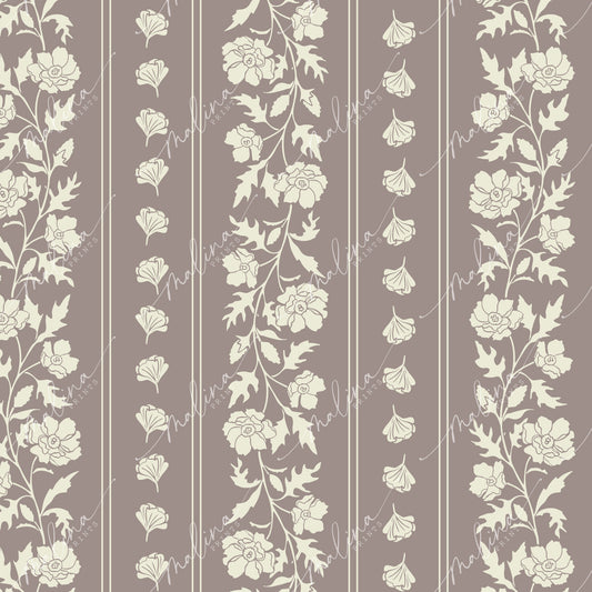 Pua Kala Stripes | Seamless Repeat Pattern