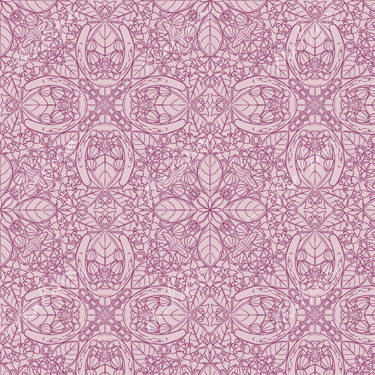 Pua Kalaunu Horseshoes | Seamless Repeat Pattern