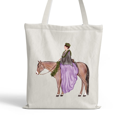 Purple Pa'u Girl Tote Bag