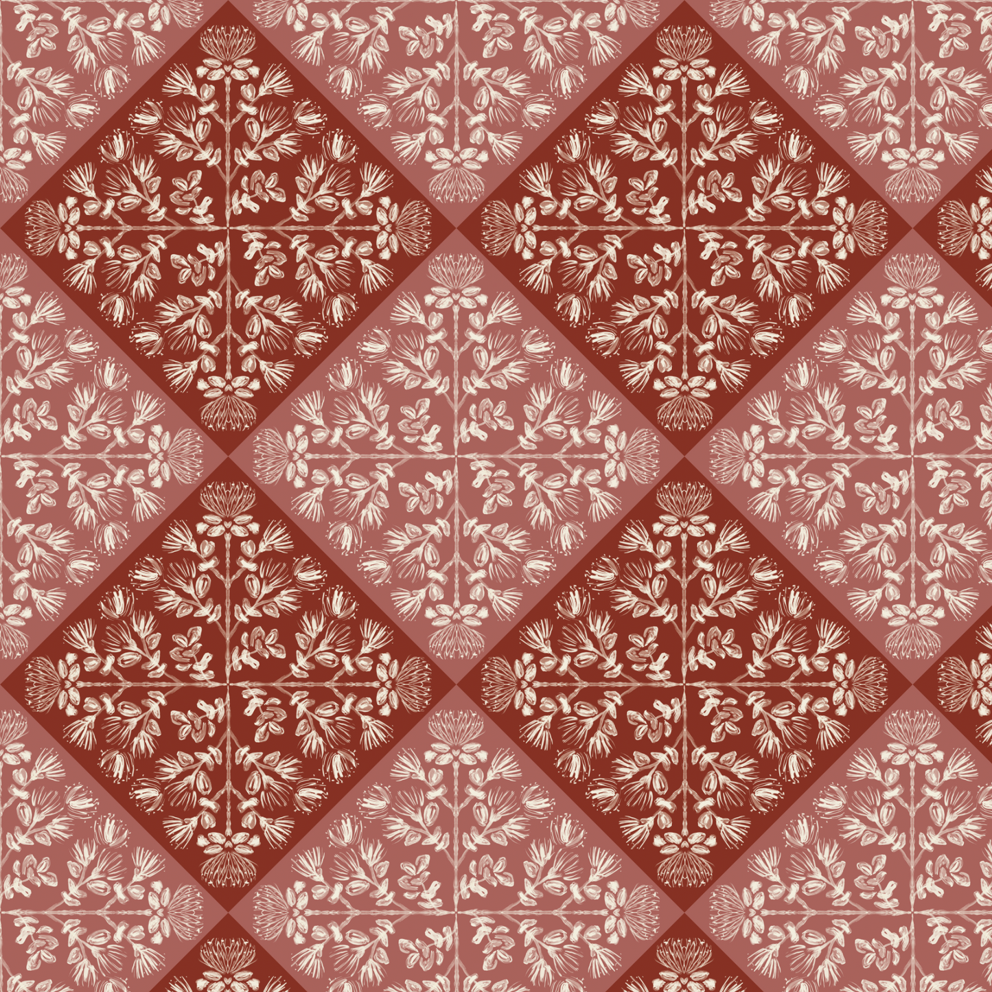'Ohia Lehua | Seamless Repeat Pattern