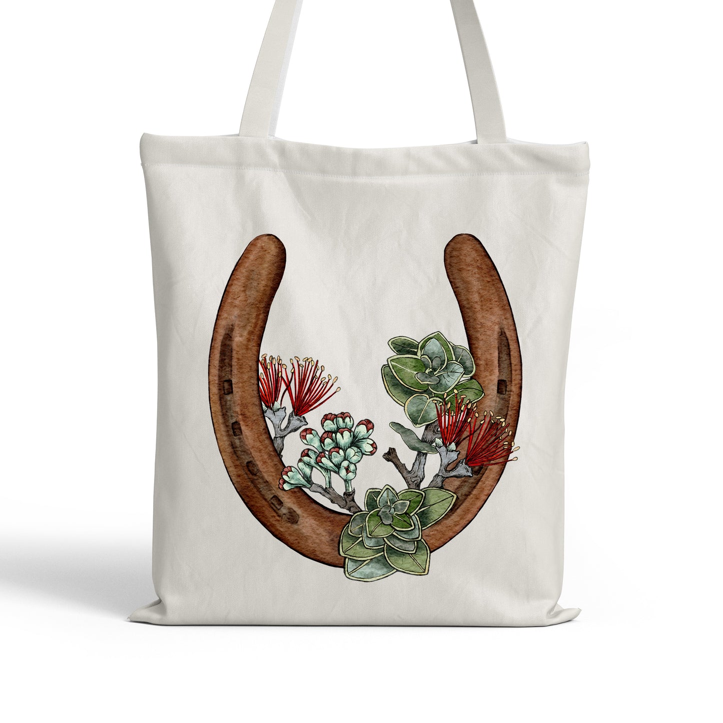 Single Horseshoe- Ohia Lehua | Tote Bag