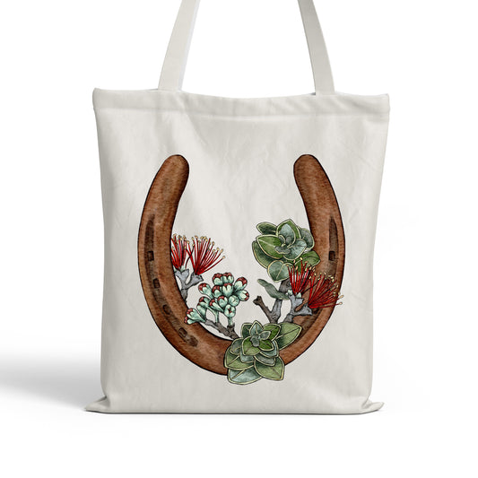 Single Horseshoe- Ohia Lehua | Tote Bag