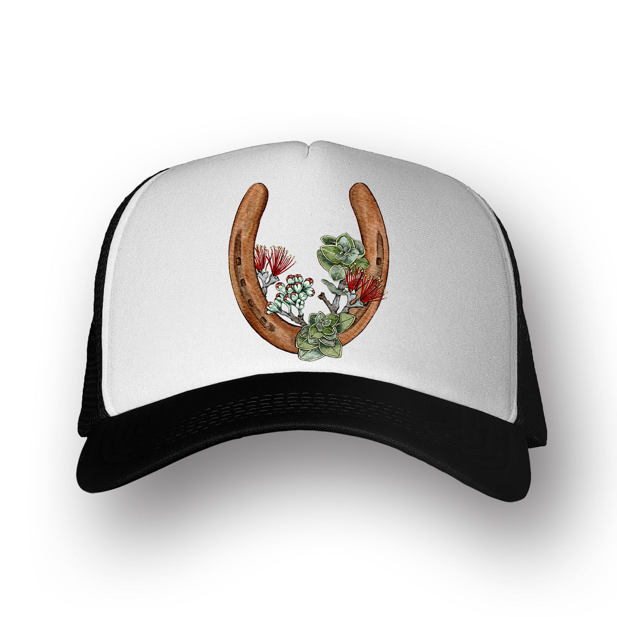 Single Horseshoe- Ohia Lehua | Trucker Hat