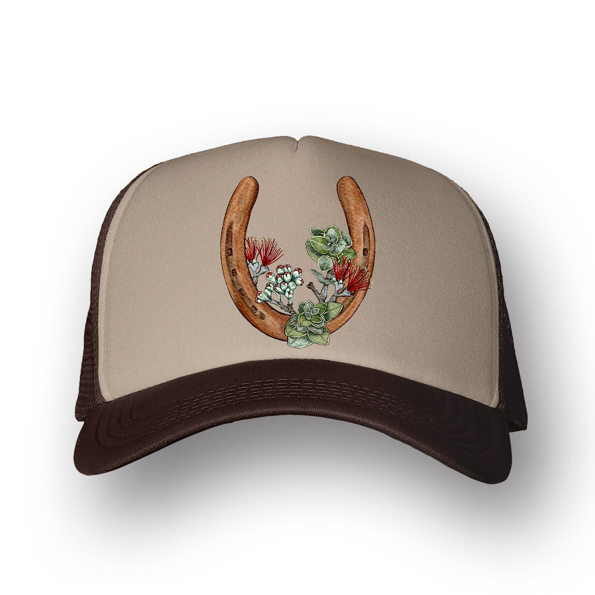 Single Horseshoe- Ohia Lehua | Trucker Hat