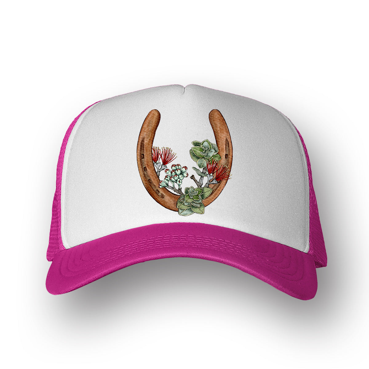 Single Horseshoe- Ohia Lehua | Trucker Hat
