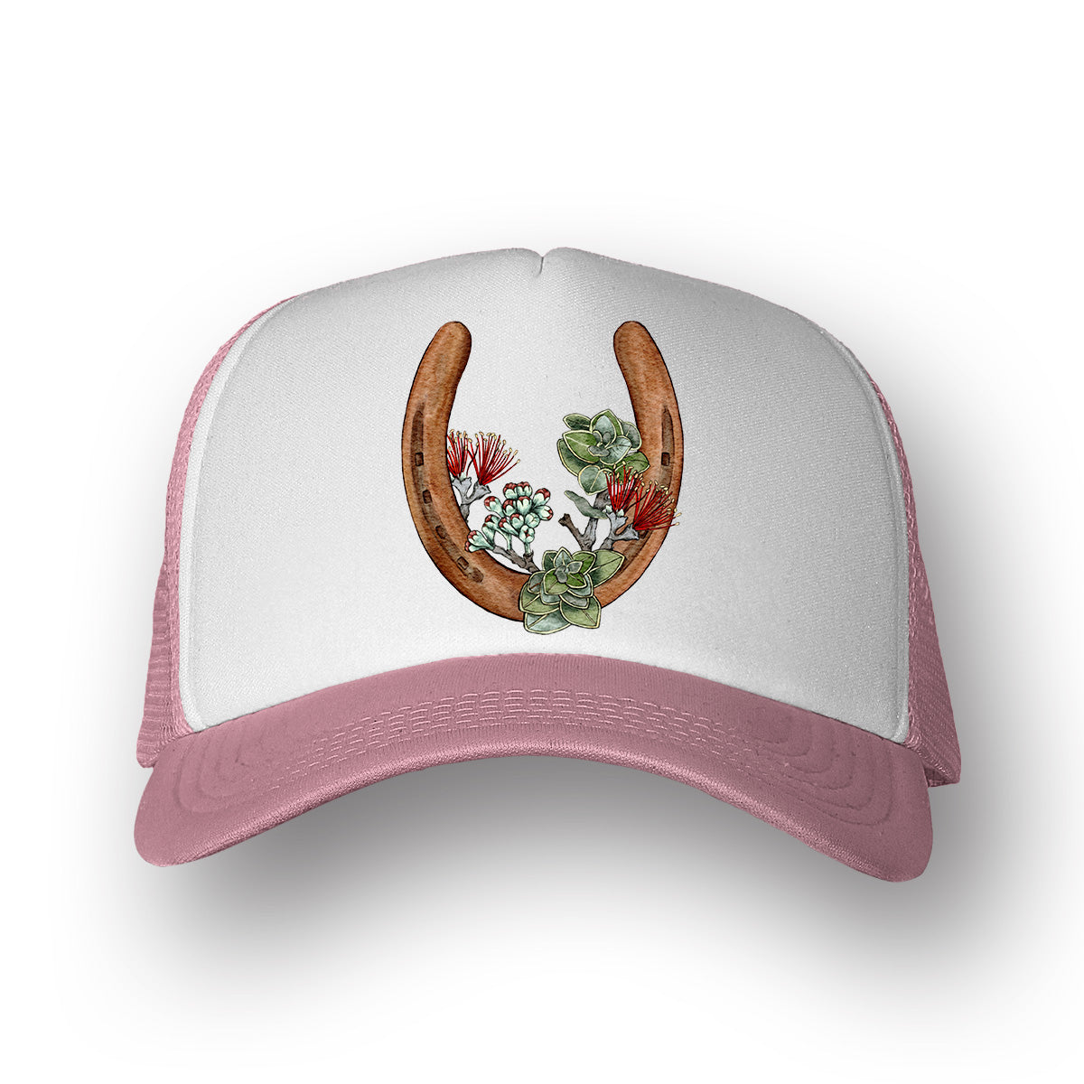 Single Horseshoe- Ohia Lehua | Trucker Hat