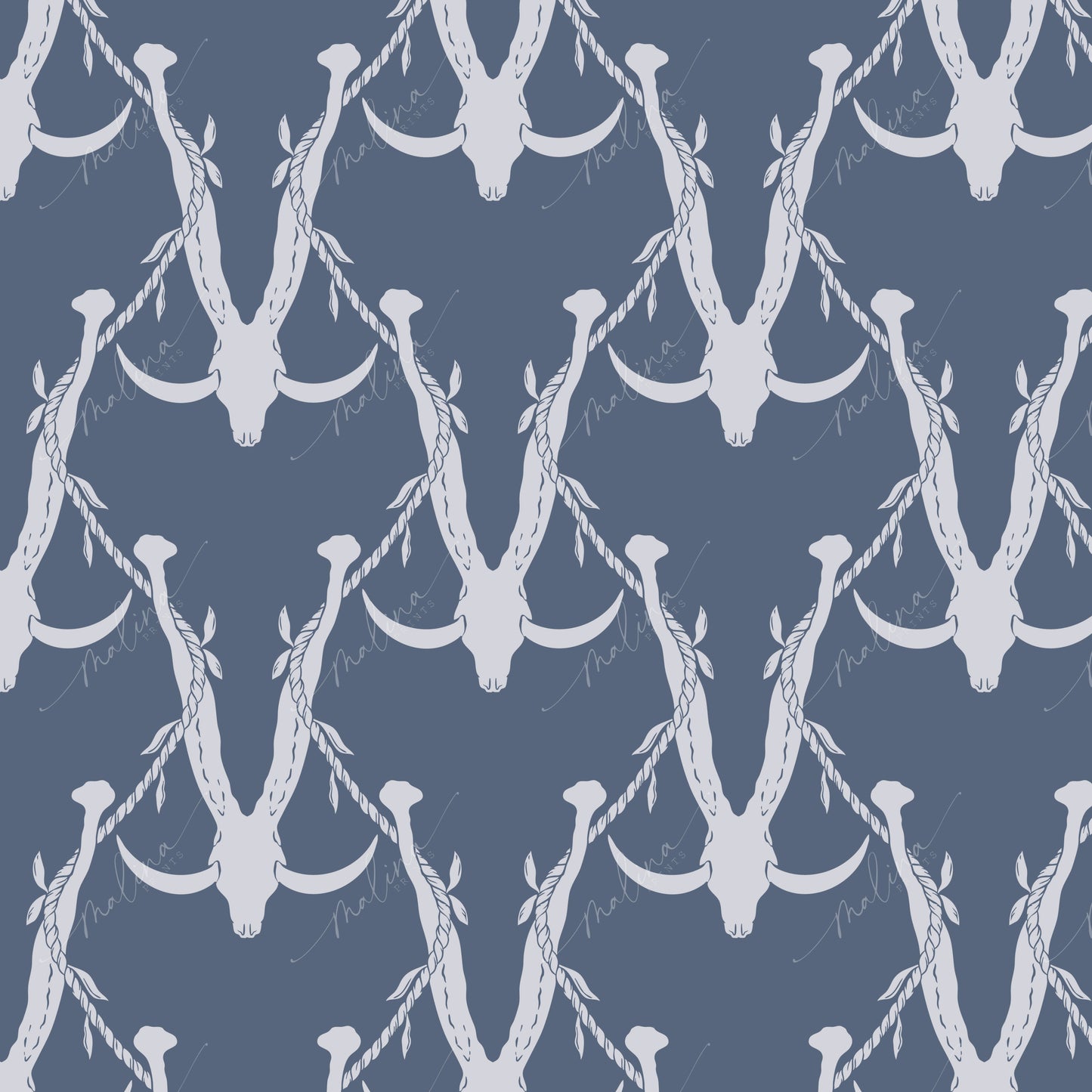 Ti Lei Jaws | Seamless Repeat Pattern