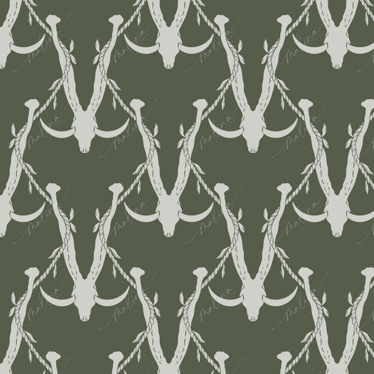 Ti Lei Jaws | Seamless Repeat Pattern