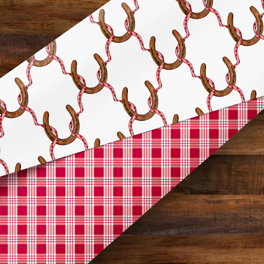Horseshoe Ribbons | Wrapping Paper