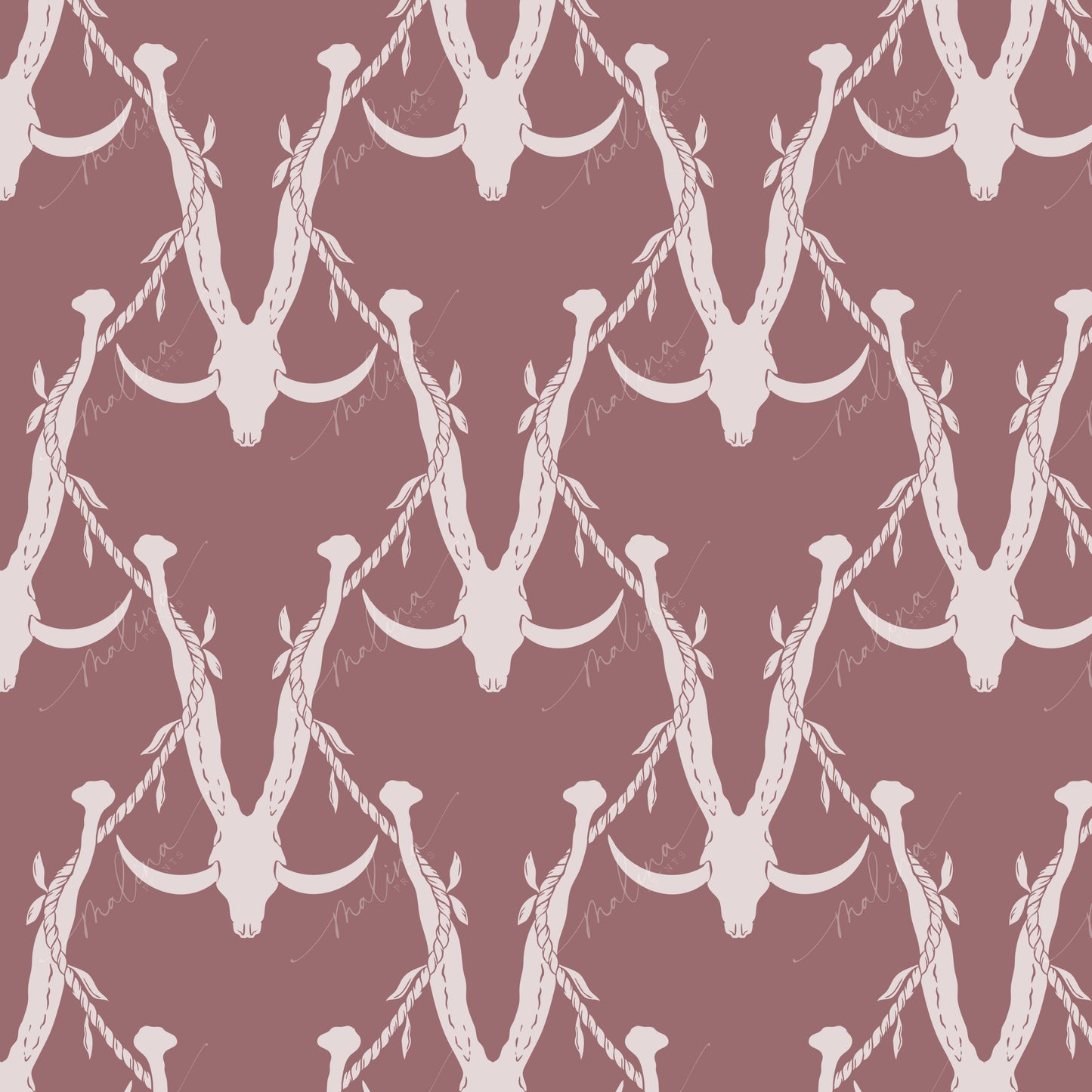 Ti Lei Jaws | Seamless Repeat Pattern